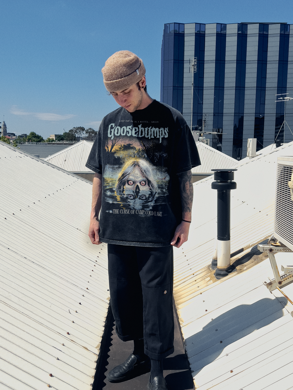 Goosebumps "Camp Cold Lake" | Vintage Heavyweight Tee