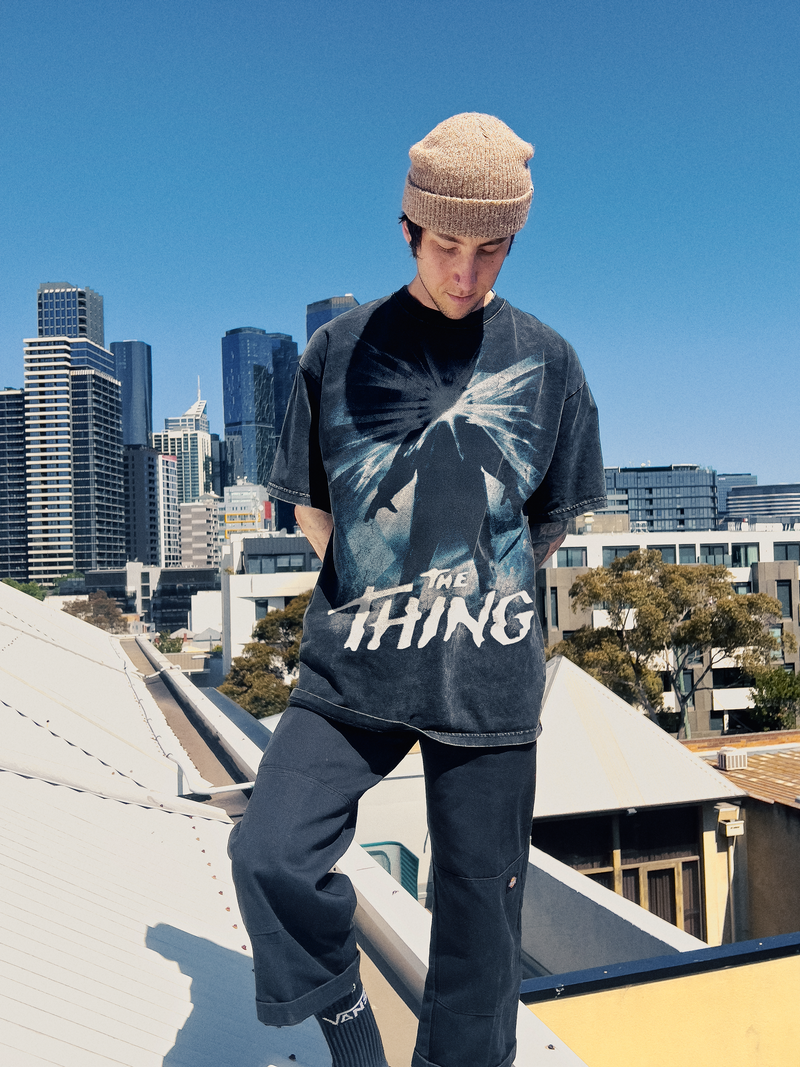 the thing graphic tshirt oversized loose fit heavyweight tee 250gsm